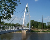 Wichita Riverfront Pedestrian Bridge - Genesis Structures