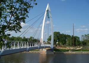 Wichita Riverfront Pedestrian Bridge - Genesis Structures